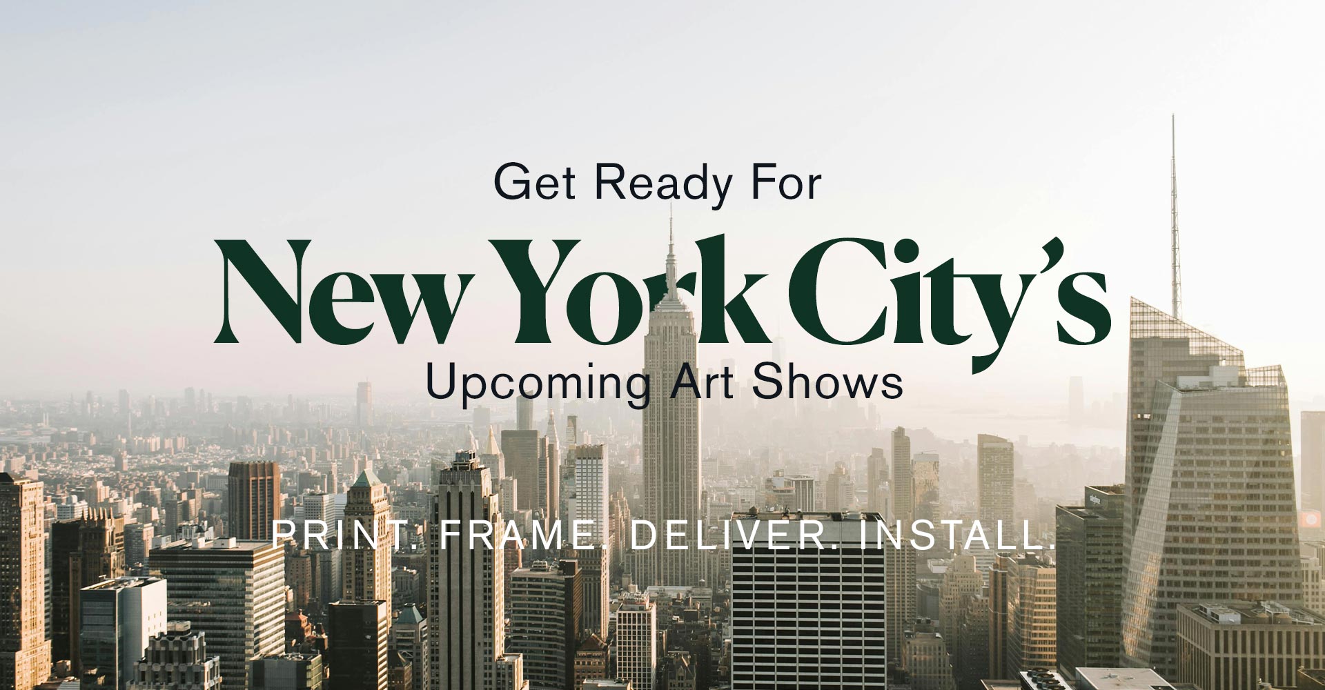 Skyframe Services for NYC Art Fairs