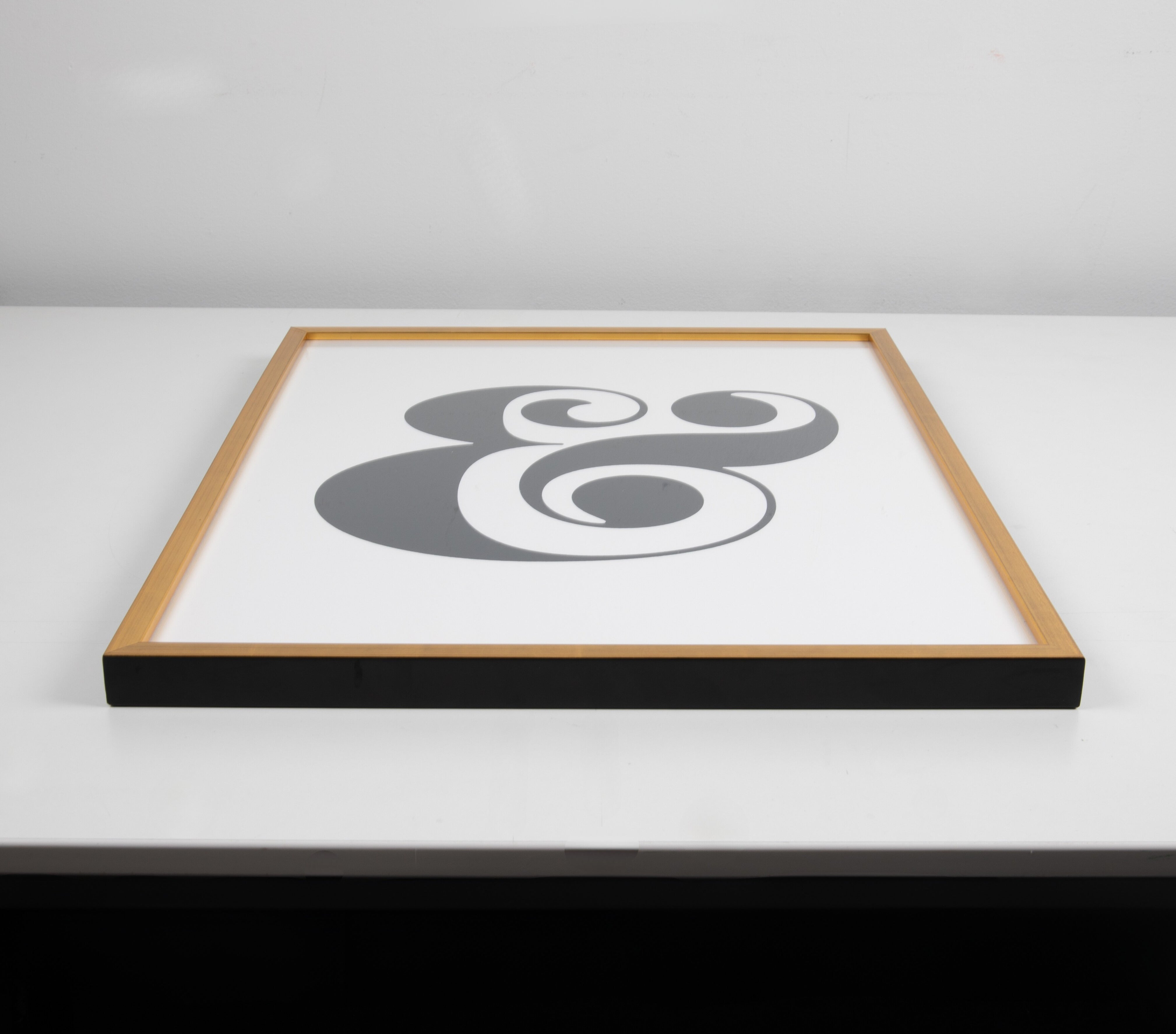 Black & Gold Frame - &