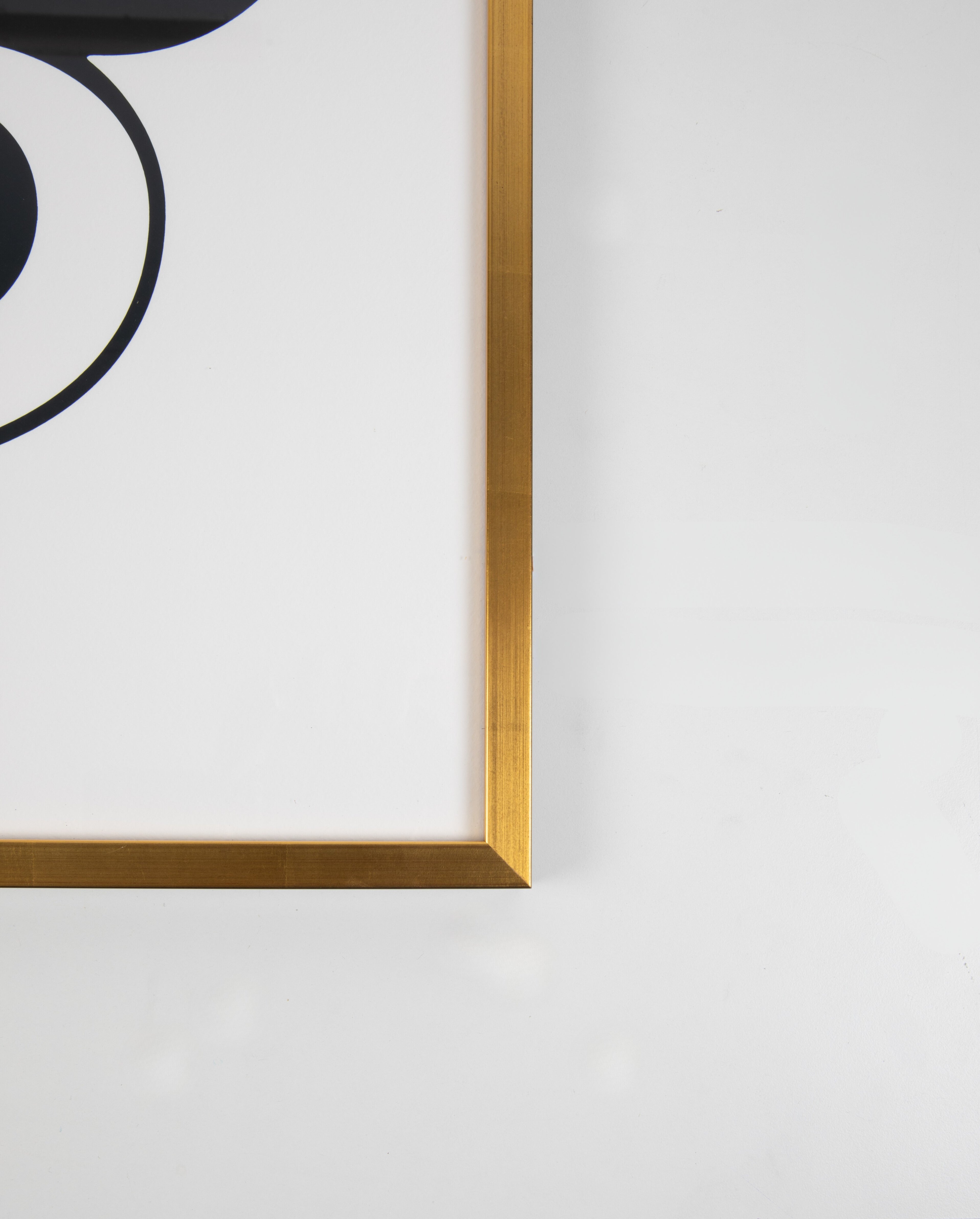 Black & Gold Frame - &