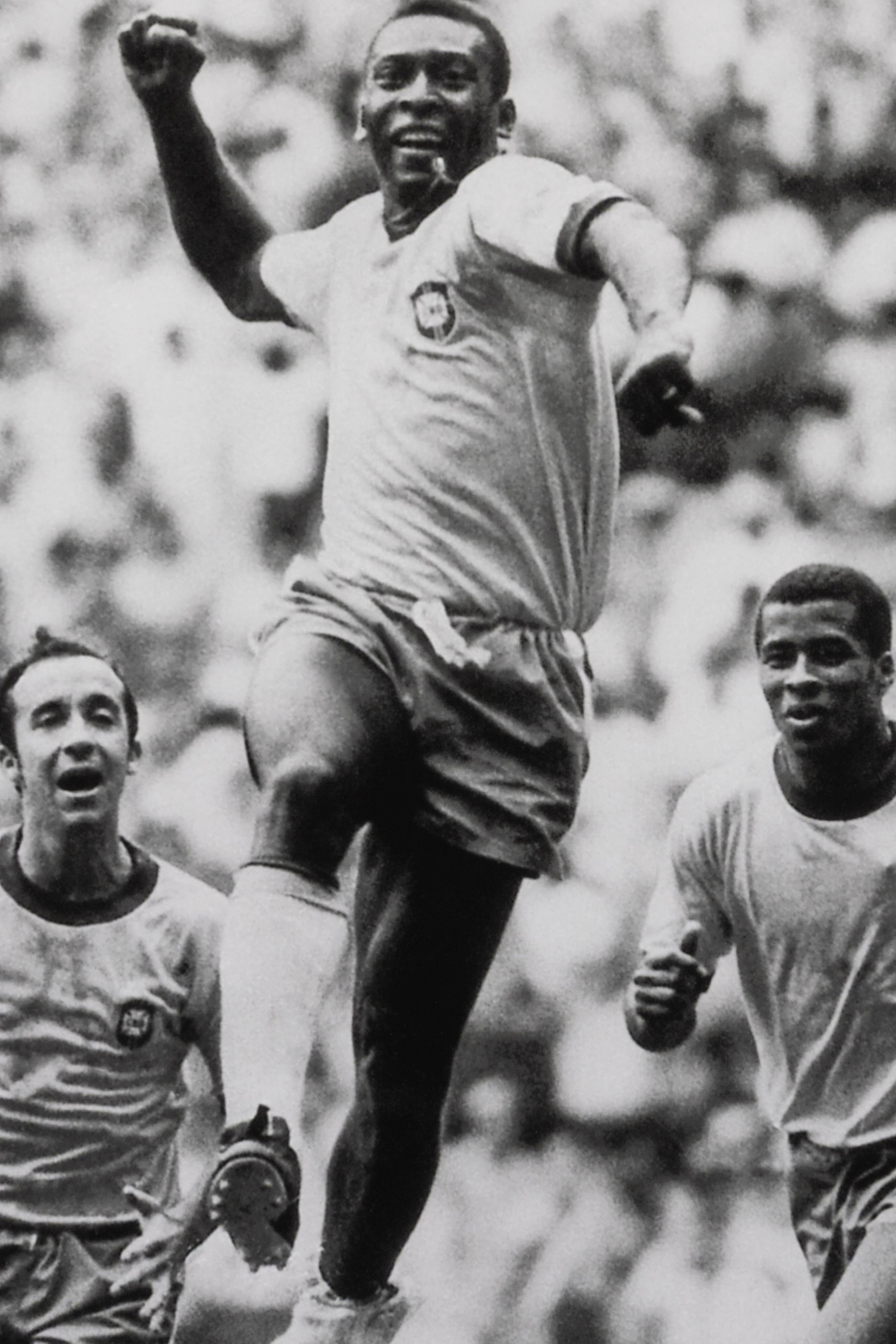 Pelé - Goal Celebration, 1970 World Cup Final | Signed and Numbered Limited Edition Photograph