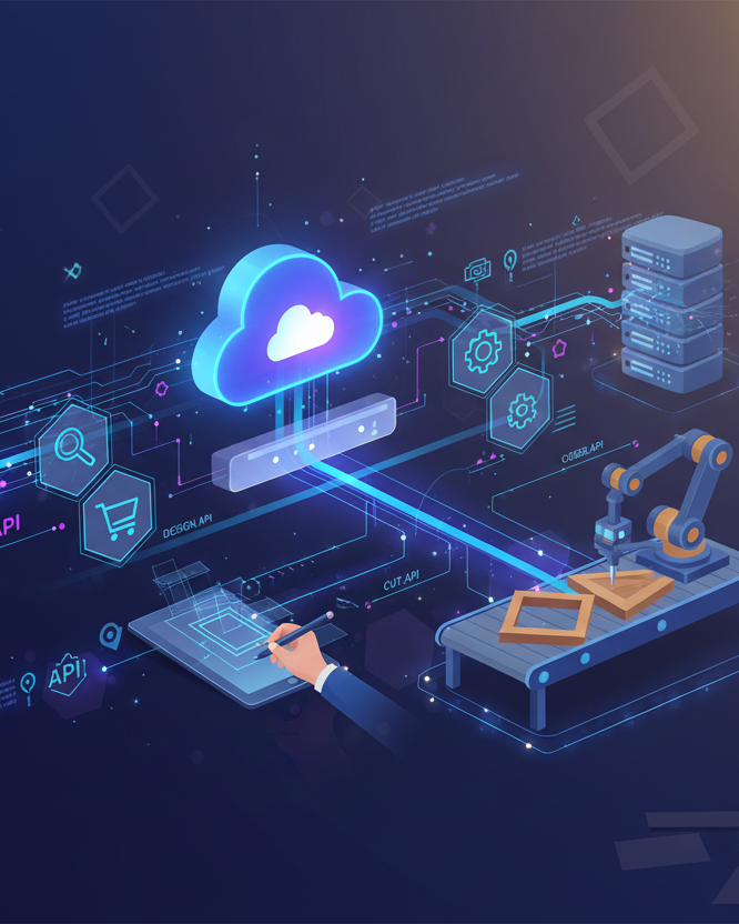 API integration in custom framing