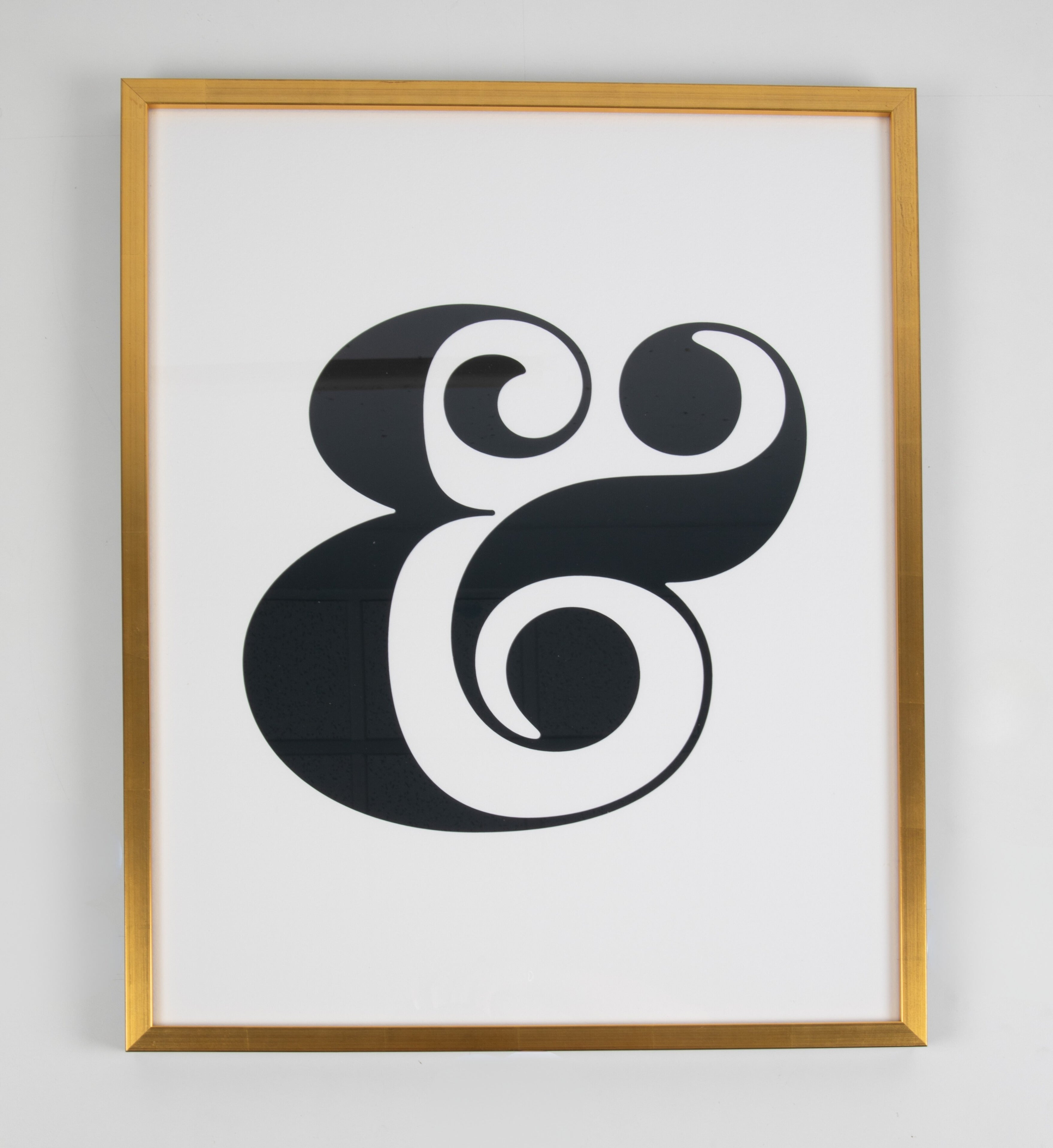 Black & Gold Frame - &