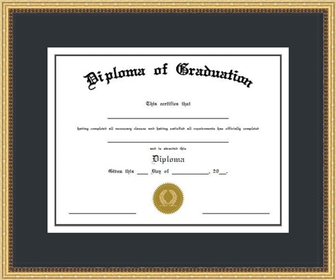 Decorative Diploma Frame