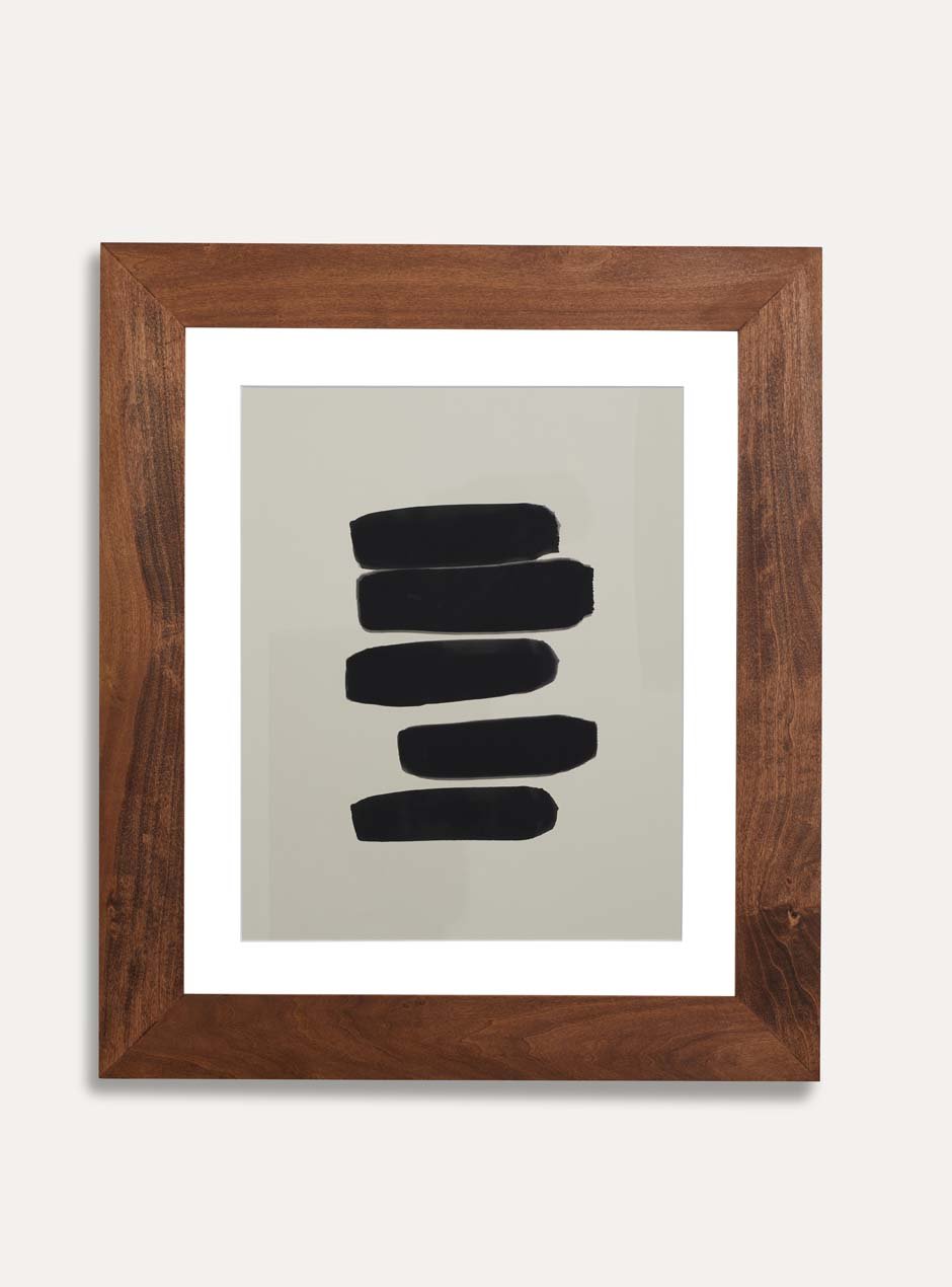 thick wooden frame