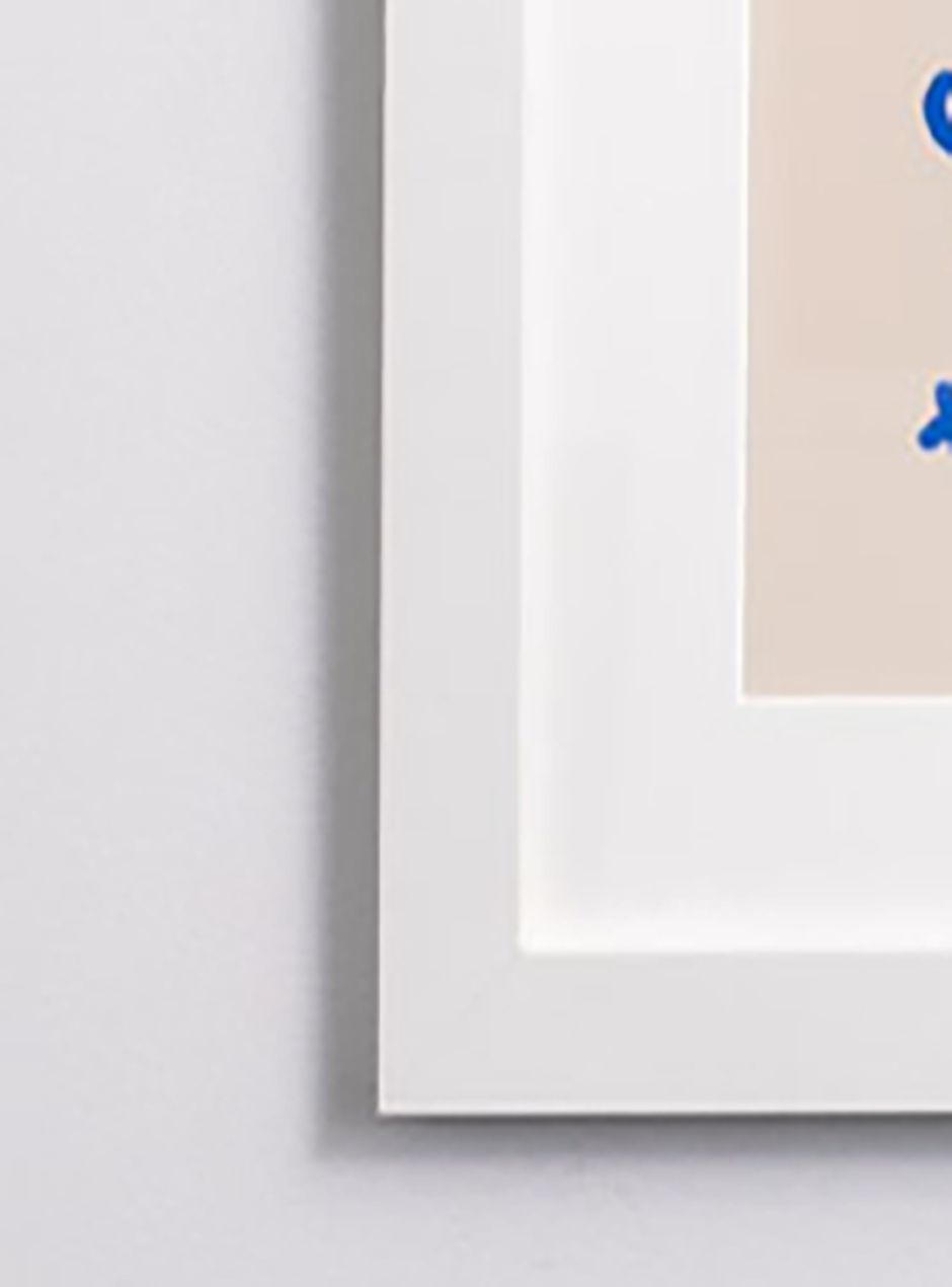 Abstract ( Beige & Blue )