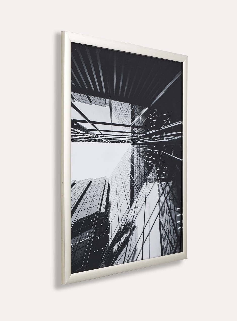 side view silver frame 