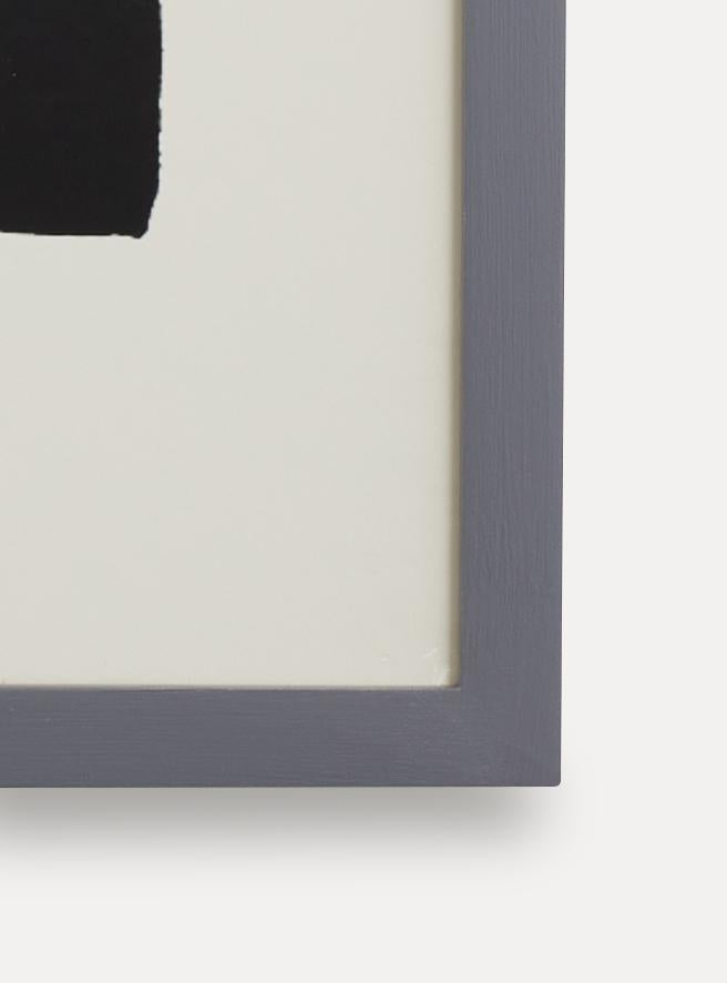 Up close detail photo of wooden frame showing wood grain