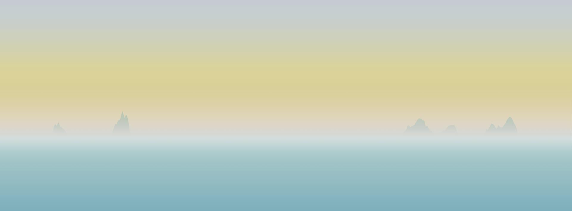 island sunset landscape