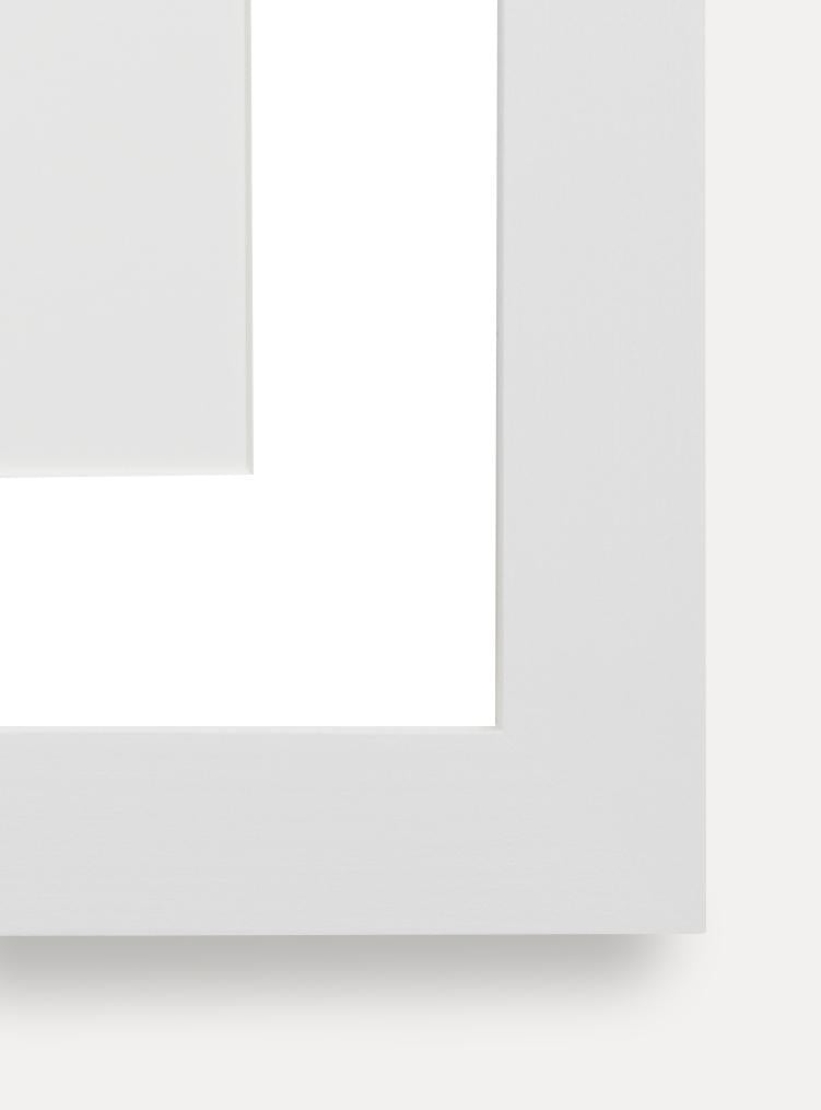 Up close detail photo of wooden frame showing wood grain