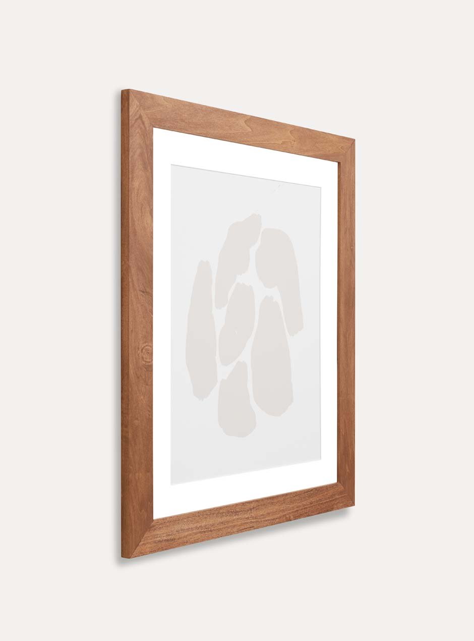 side view wooden frame