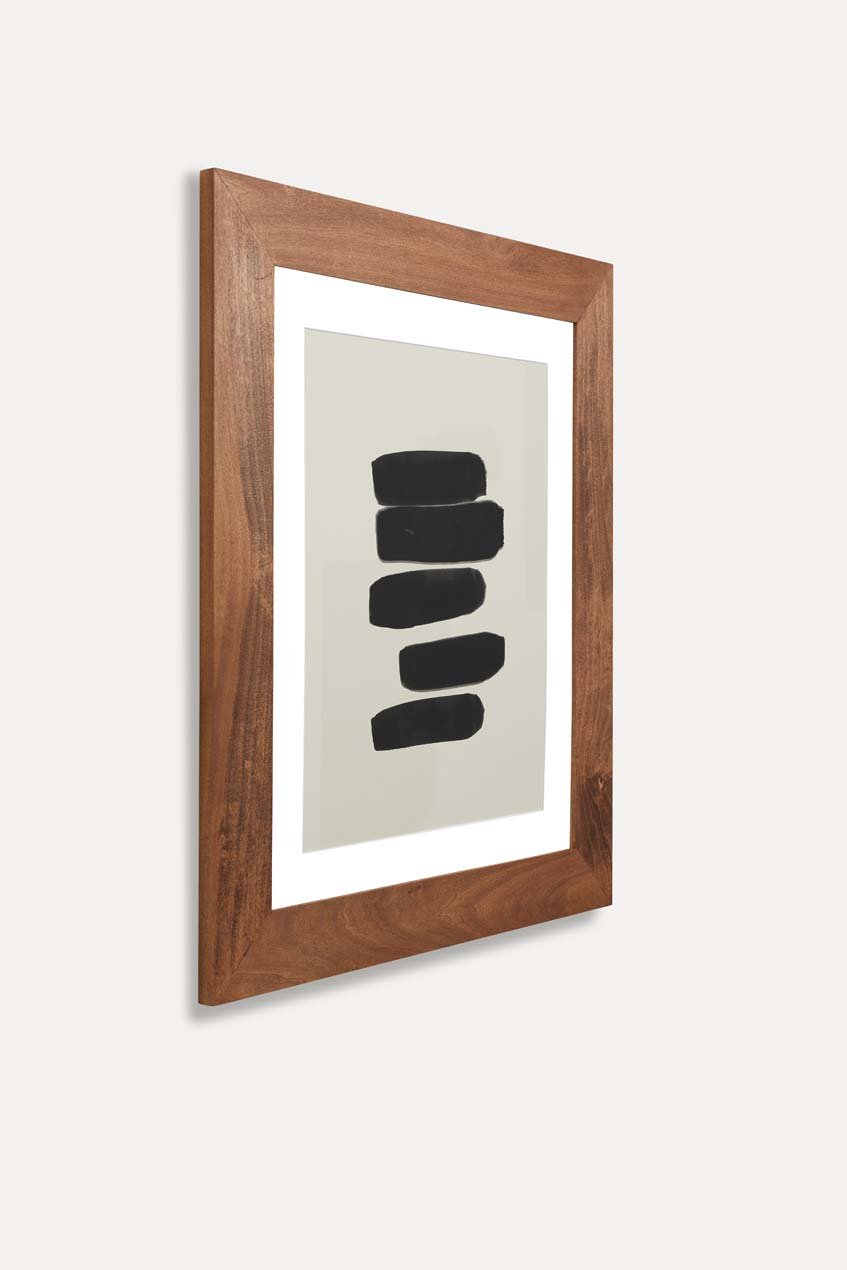 side view thicken wooden frame