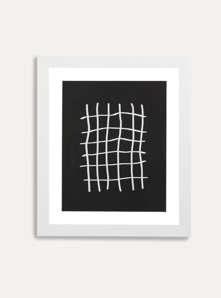 white frame 