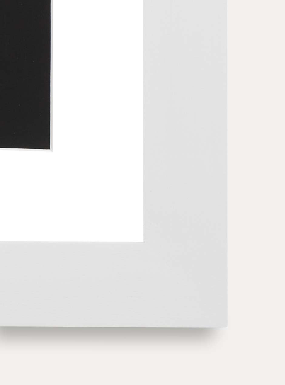 corner white frame 