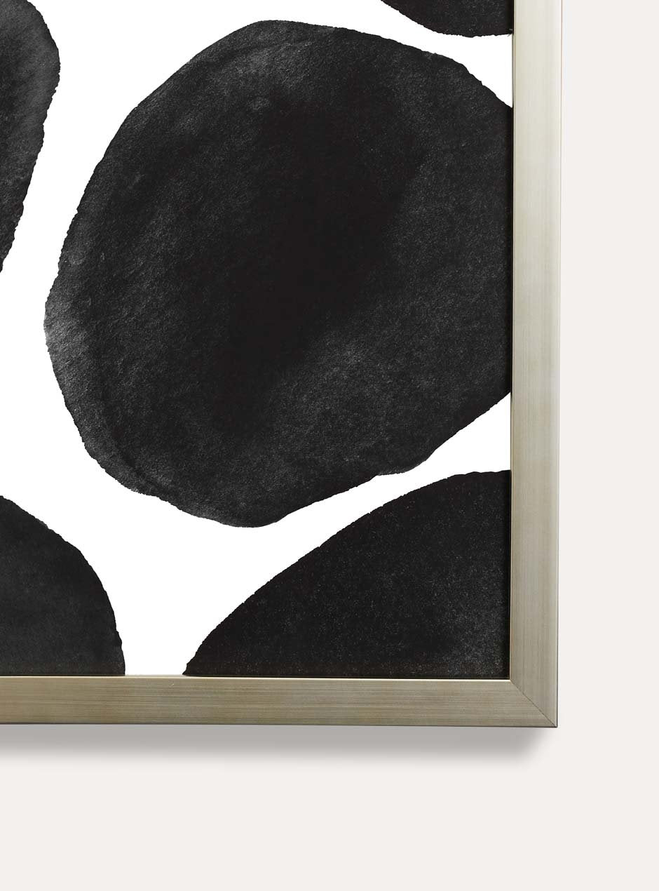 corner thin silver frame