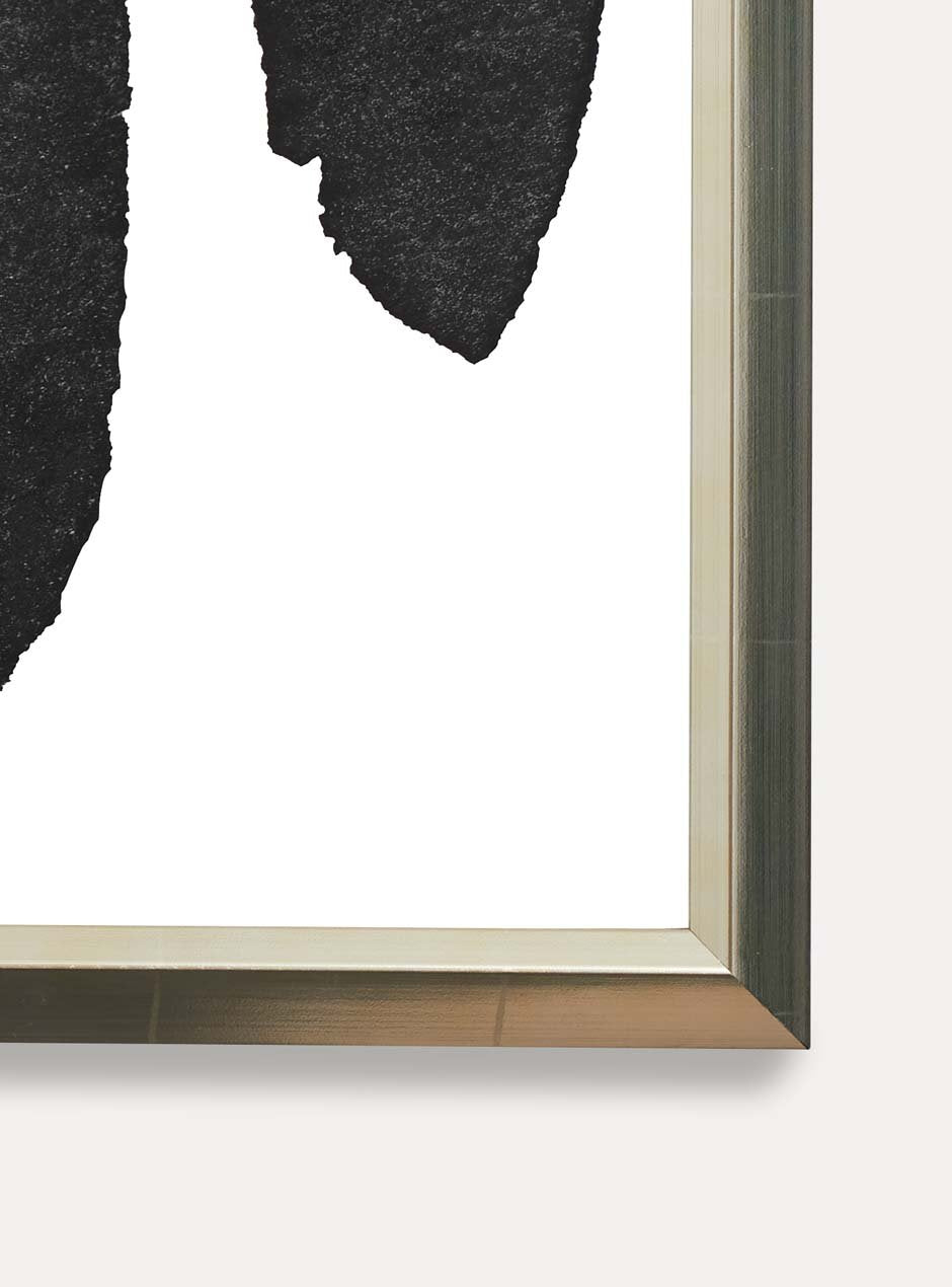 corner silver frame