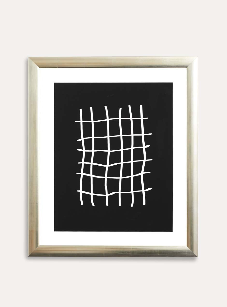 silver frame