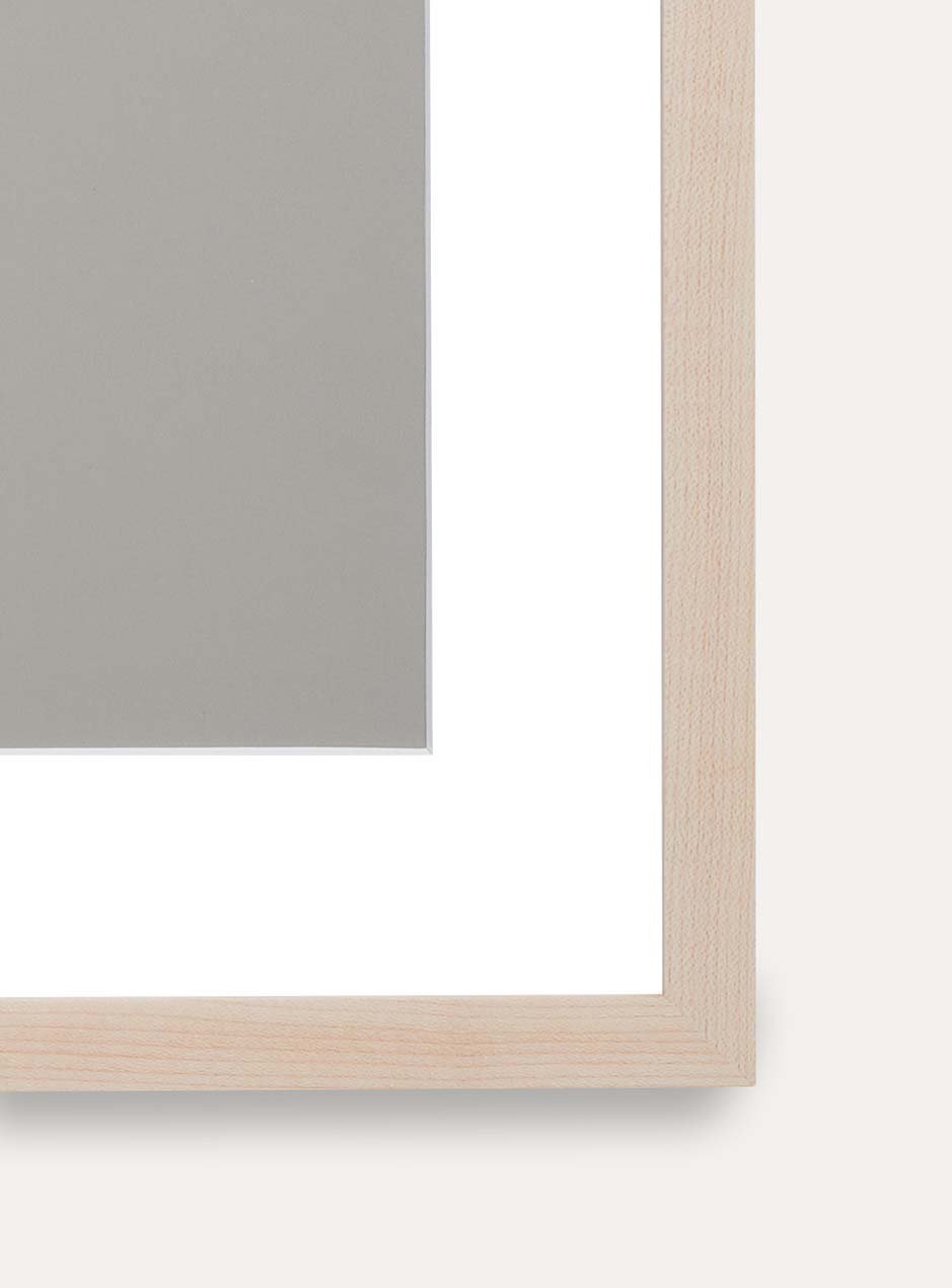 corner  thin wooden frame  