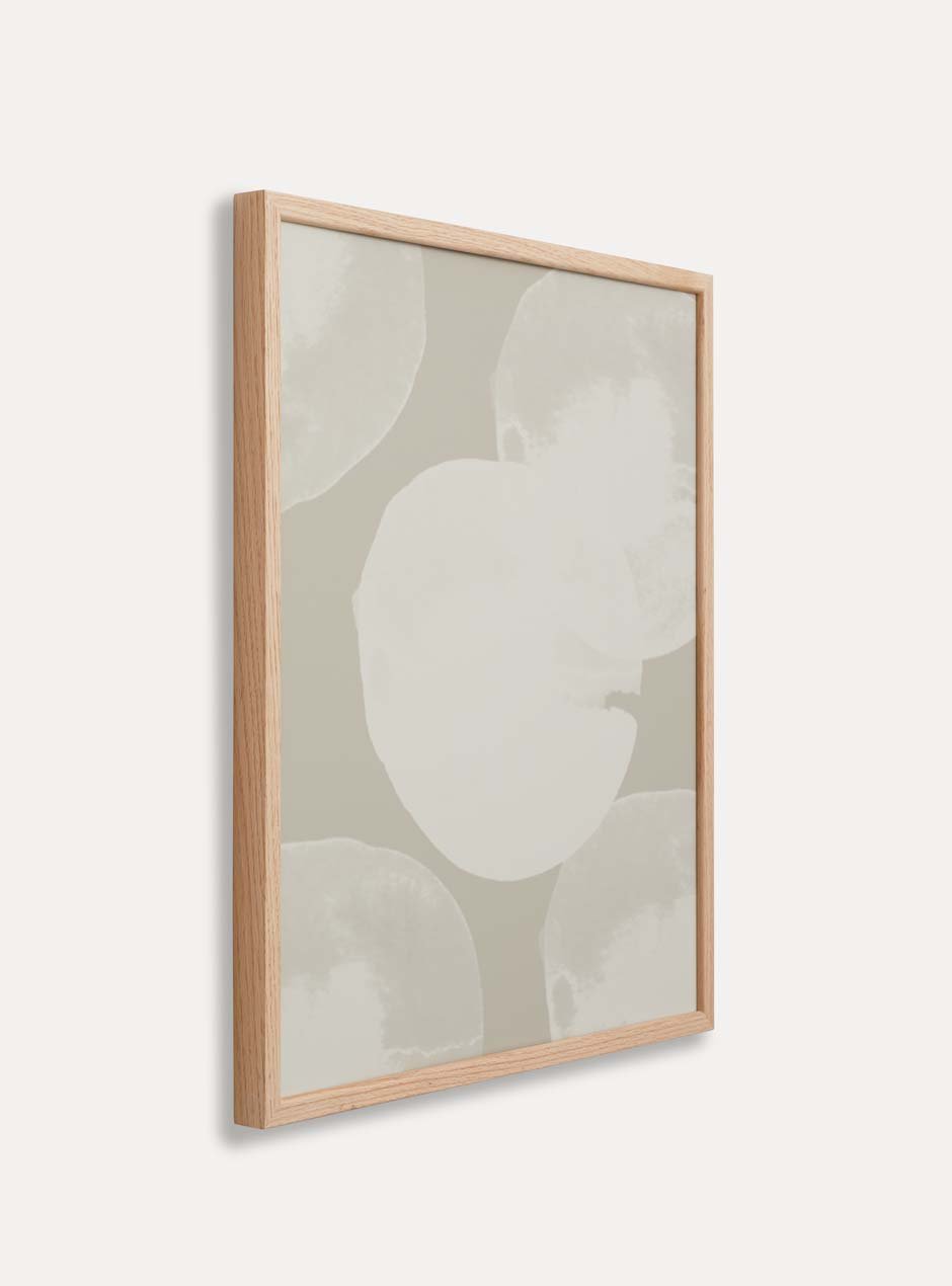 side view  thin wooden frame  
