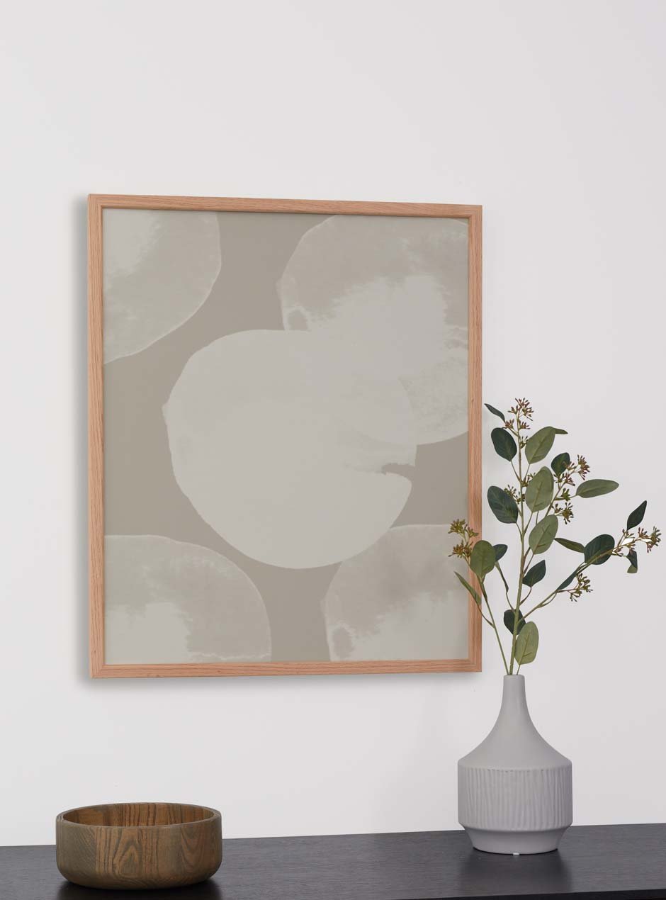  thin wooden frame  hung in home