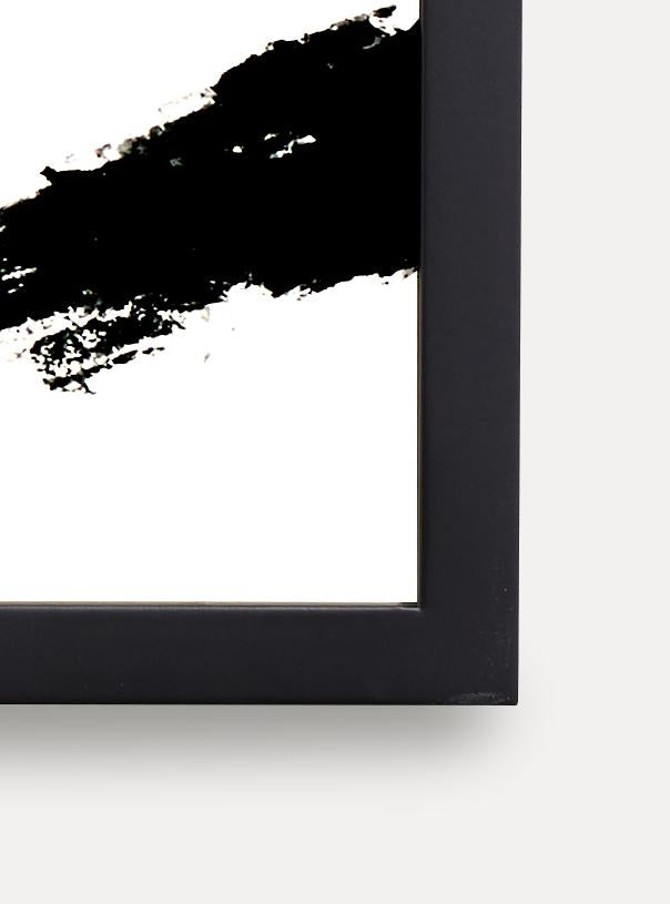 Up close detail photo of wooden frame showing wood grain