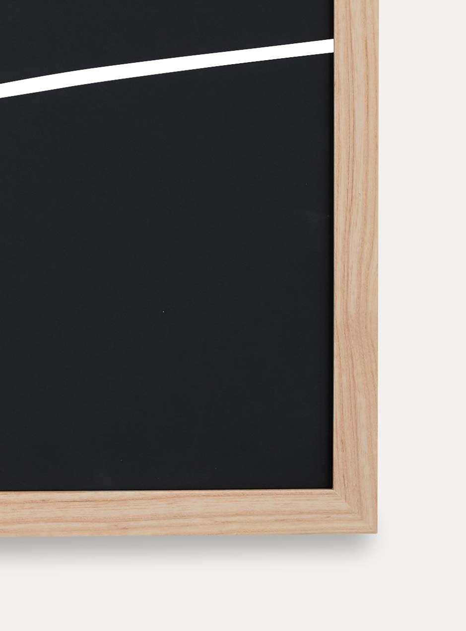 corner  thin wooden frame  