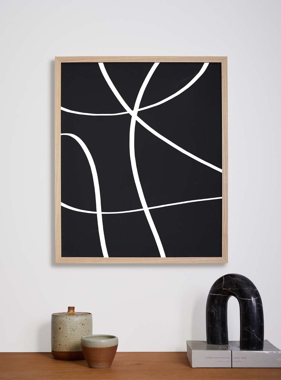  thin wooden frame  hung in home