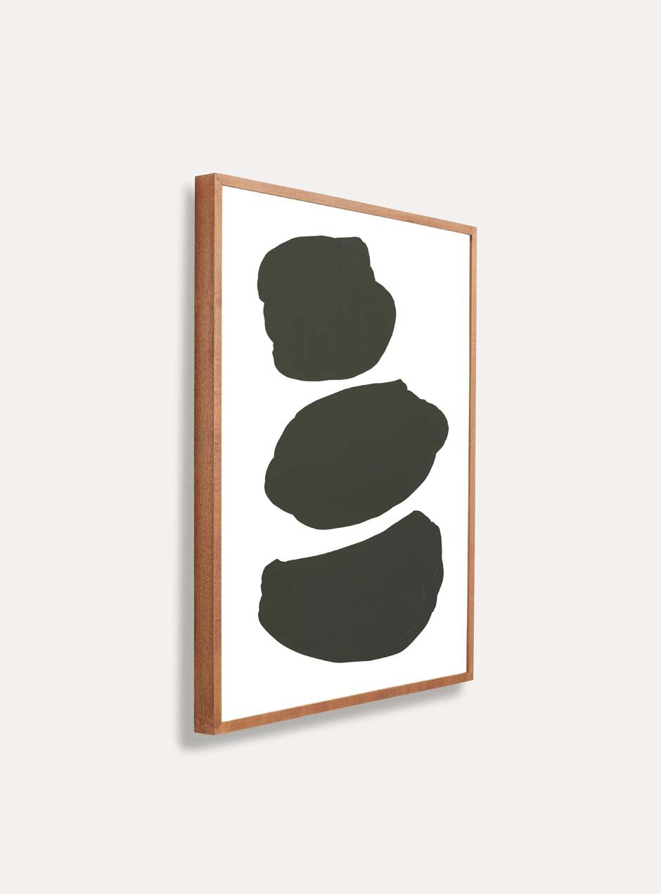 side view thin wooden frame