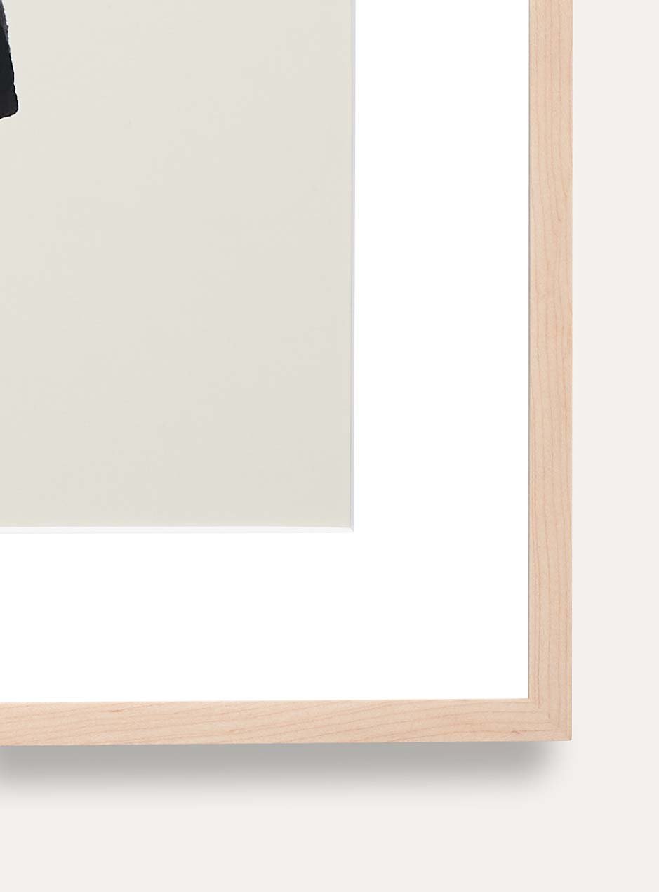 corner  thin wooden frame  