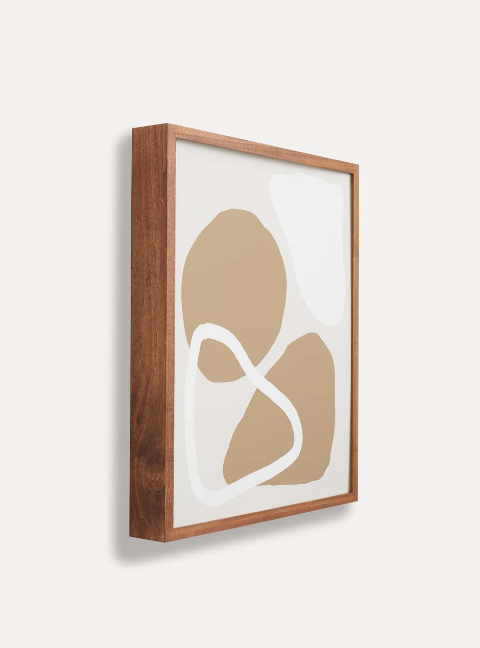 side view slim wood frame