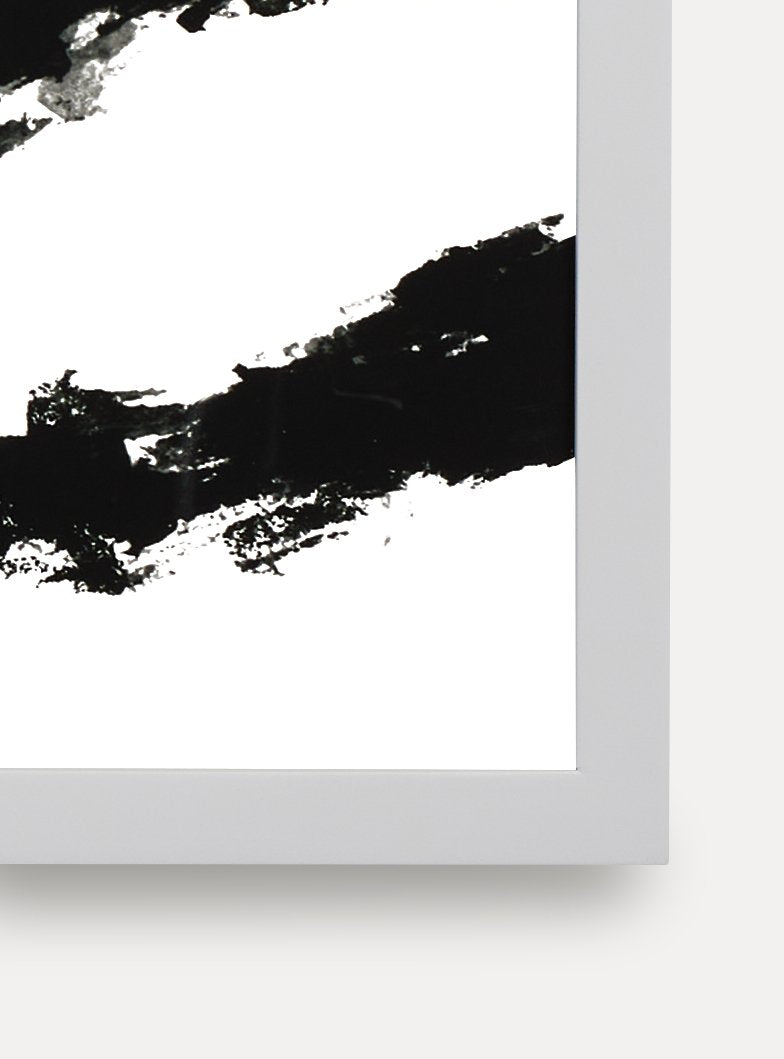 Up close detail photo of wooden frame showing wood grain