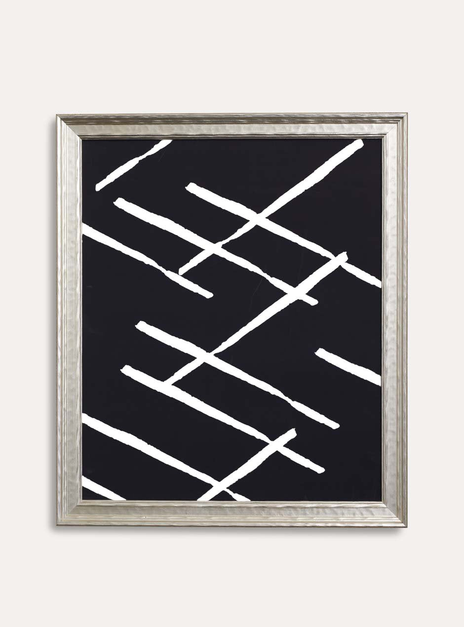 silver hammered frame