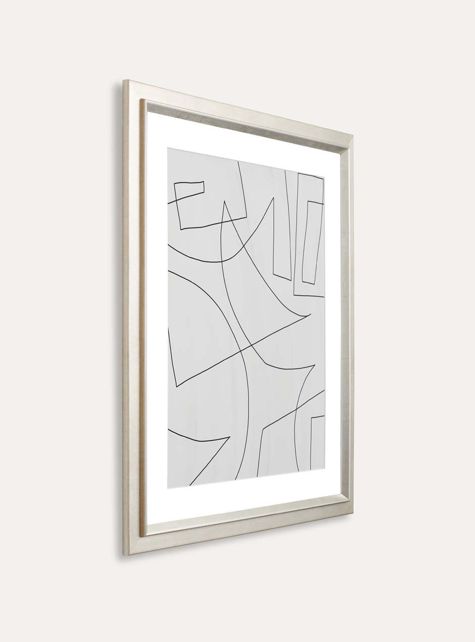 side view silver frame