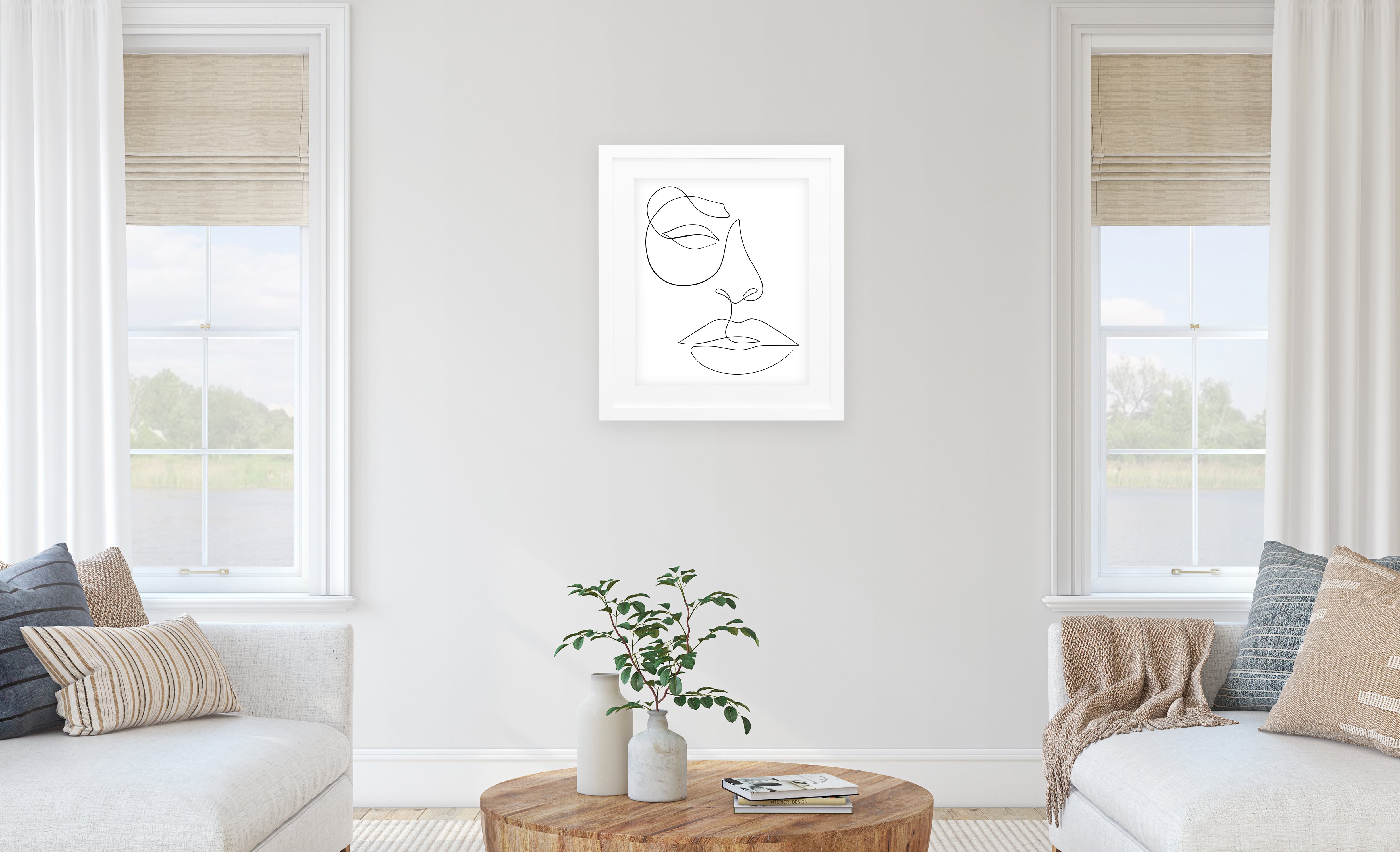 White Gallery Frame